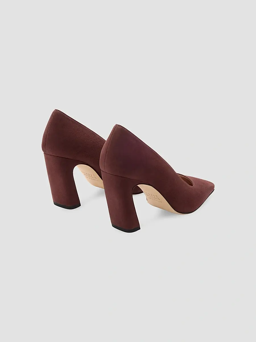 Stuart Weitzman Women's Stassi 85MM Suede Pumps | Thumbnail 3