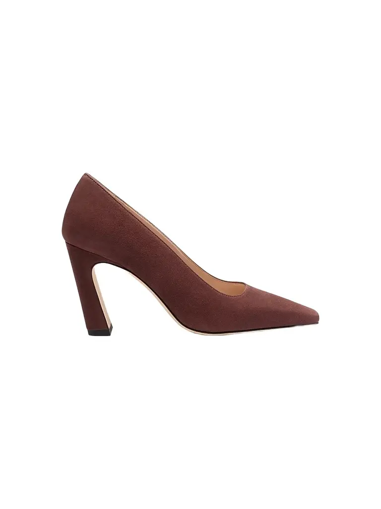 Stuart Weitzman Women's Stassi 85MM Suede Pumps