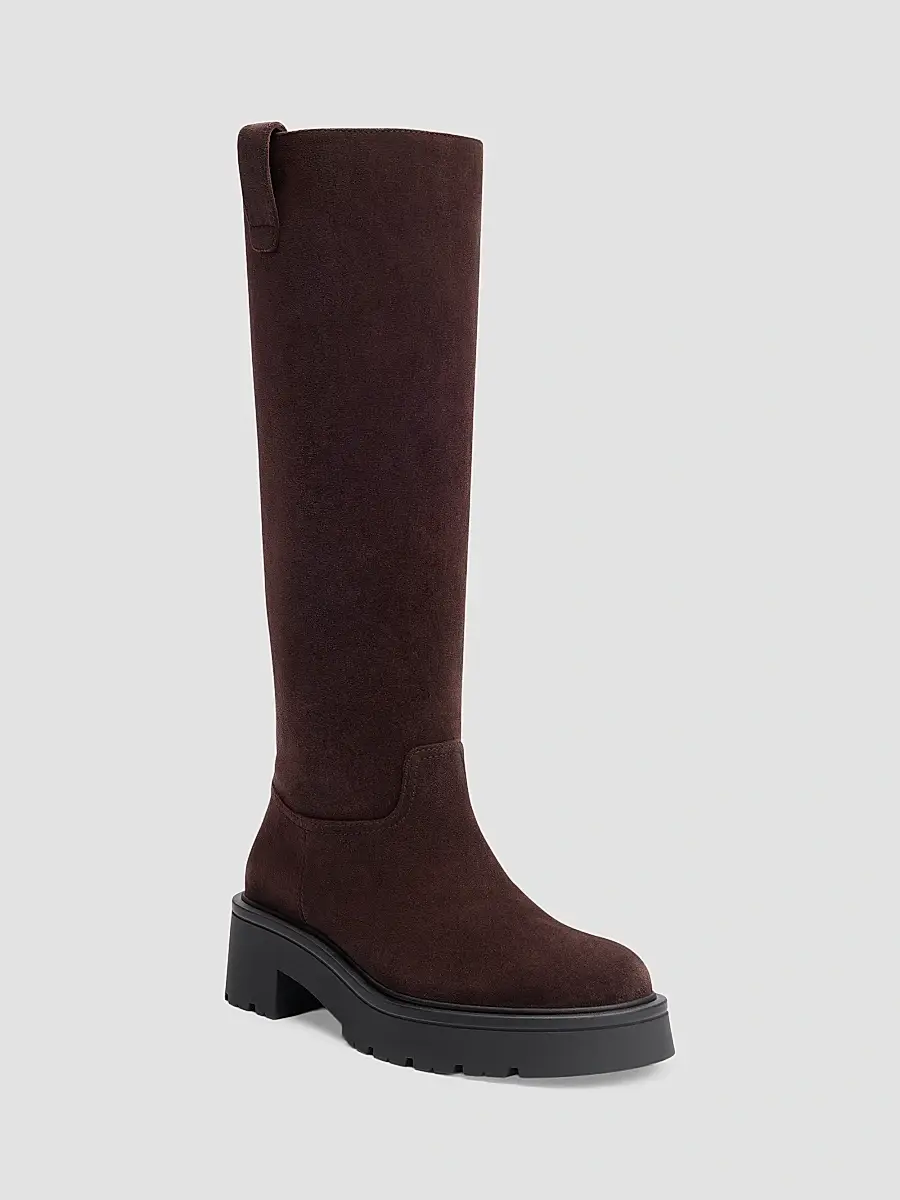 Stuart Weitzman Women's Ren 20MM Suede Knee-High Boots | Thumbnail 2