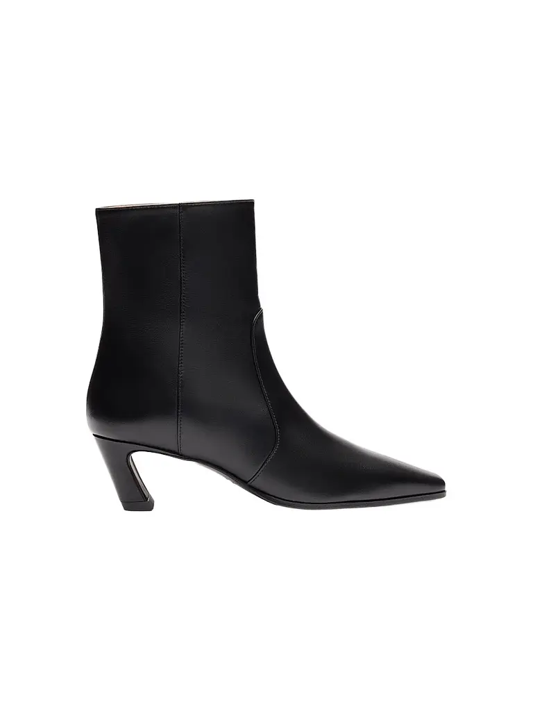Stuart Weitzman Women's Stassi 50MM Leather Ankle Boots