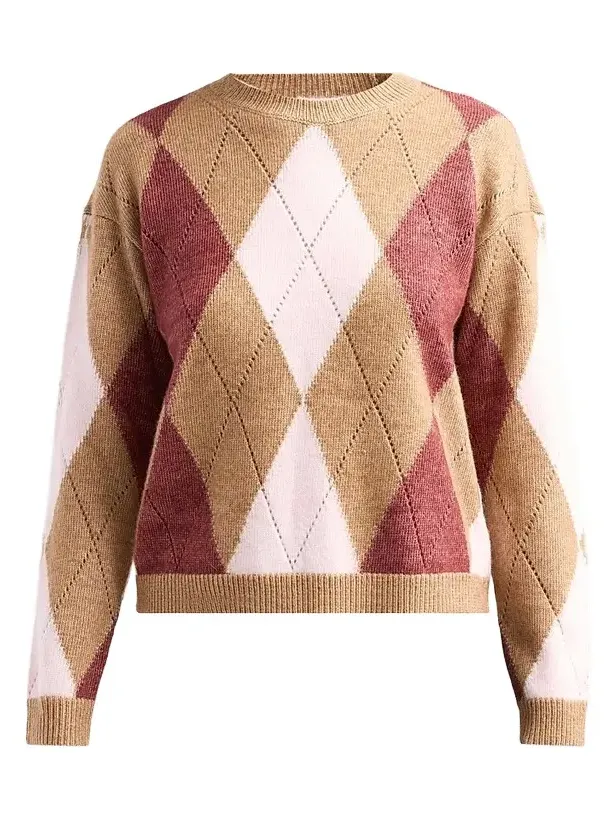 Women's Rosemary Argyle Sweater Women's Rosemary Argyle Sweater