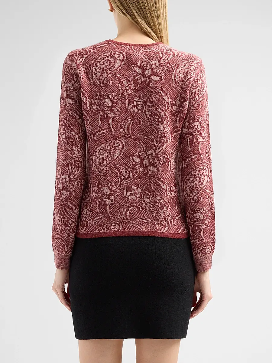 dh New York Women's Mara Floral Jacquard Cardigan | Thumbnail 3 dh New York Women's Mara Floral Jacquard Cardigan | Thumbnail 3