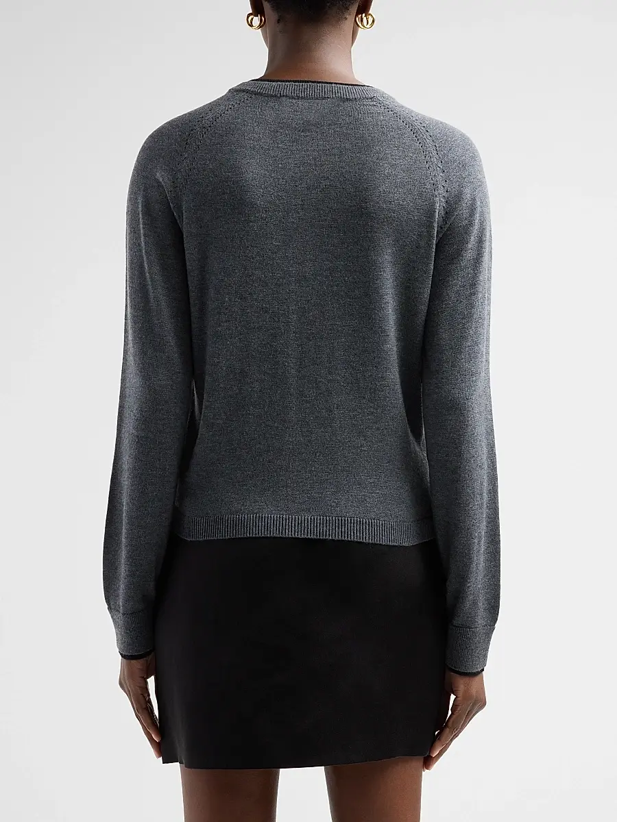 dh New York Women's Anna Crewneck Cardigan | Thumbnail 3 dh New York Women's Anna Crewneck Cardigan | Thumbnail 3