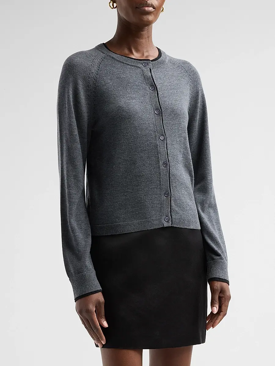dh New York Women's Anna Crewneck Cardigan | Thumbnail 4 dh New York Women's Anna Crewneck Cardigan | Thumbnail 4