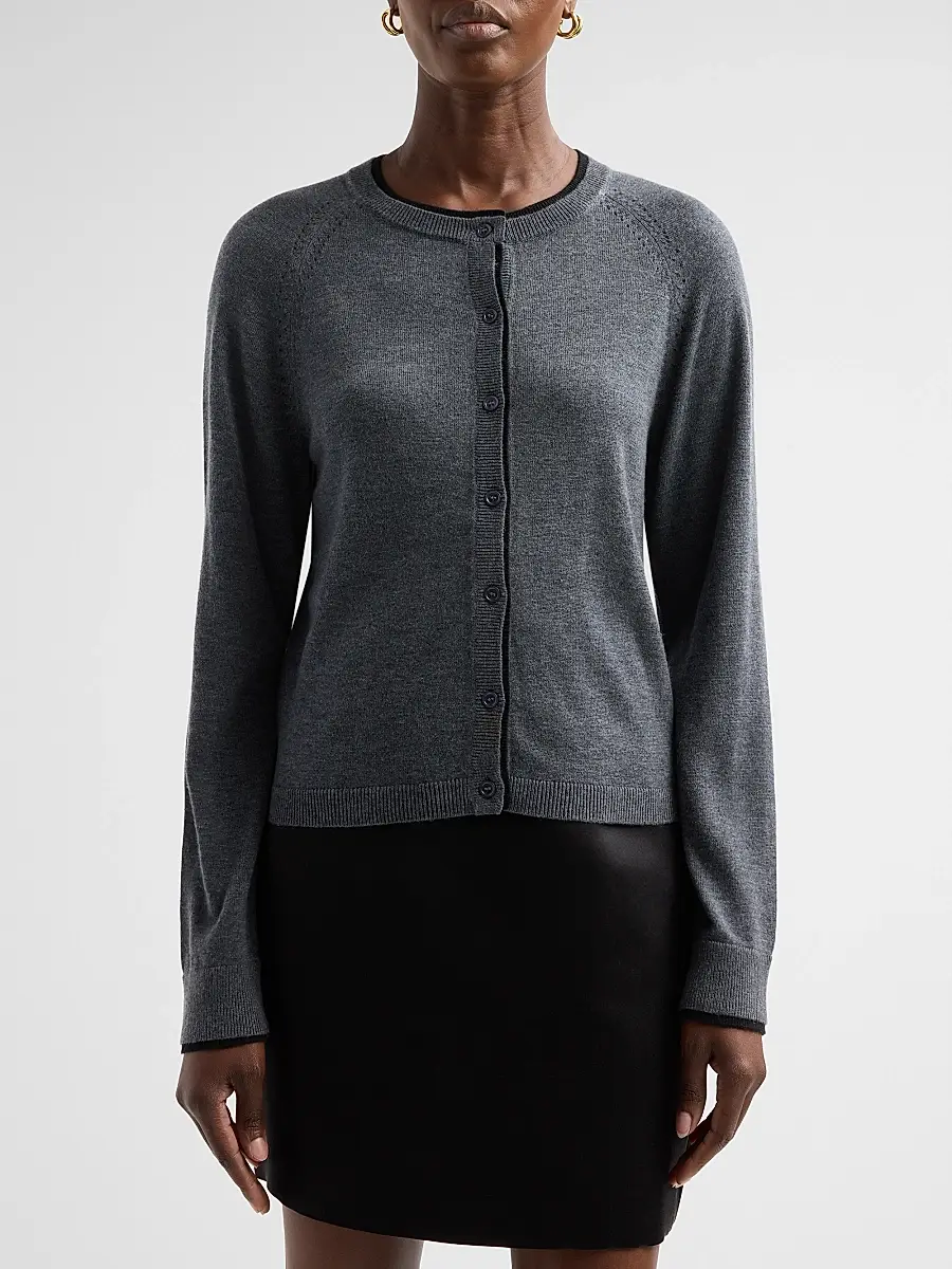 dh New York Women's Anna Crewneck Cardigan | Thumbnail 5 dh New York Women's Anna Crewneck Cardigan | Thumbnail 5