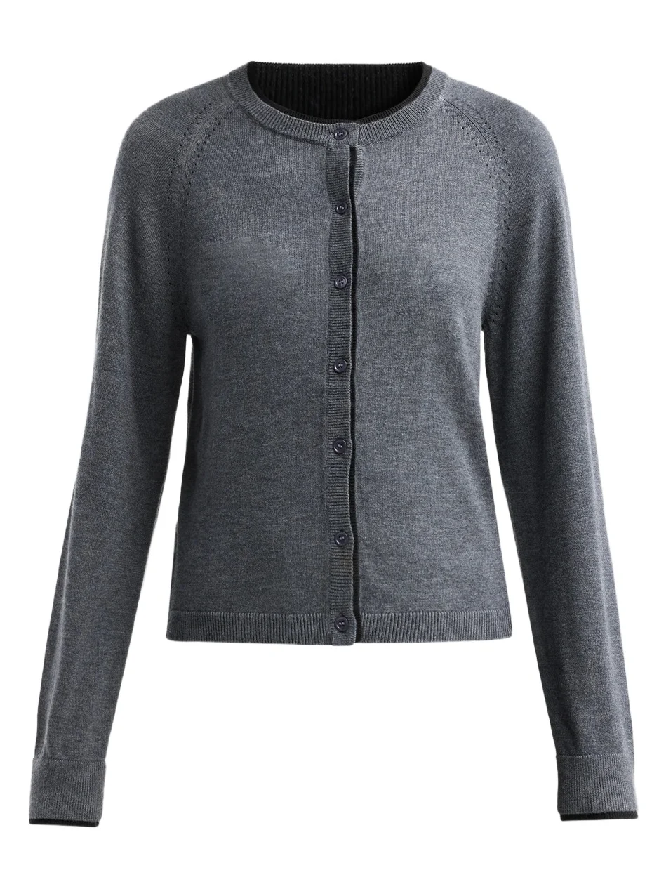 dh New York Women's Anna Crewneck Cardigan
