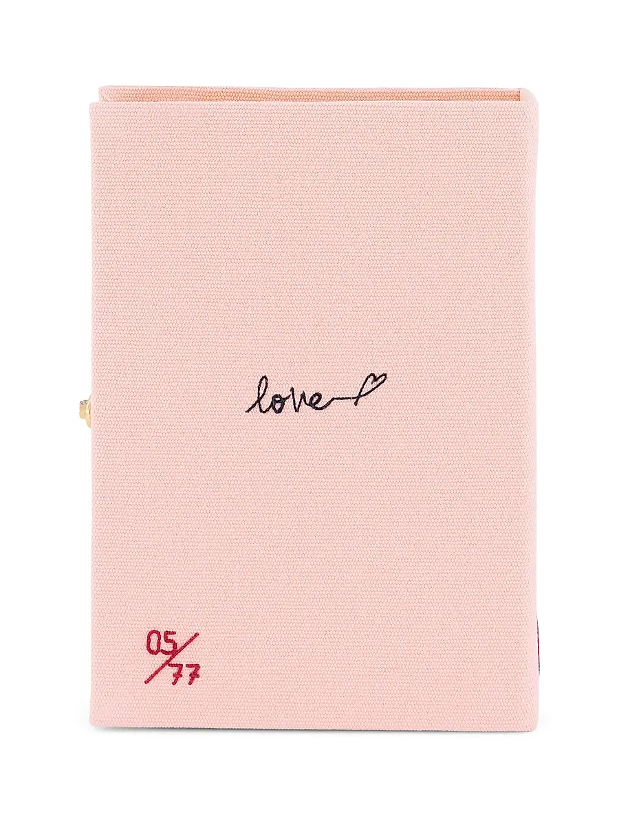 Olympia Le-Tan Women's Voyages Rome City Of Love Cotton-Silk Blend Clutch | Thumbnail 3 Olympia Le-Tan Women's Voyages Rome City Of Love Cotton-Silk Blend Clutch | Thumbnail 3