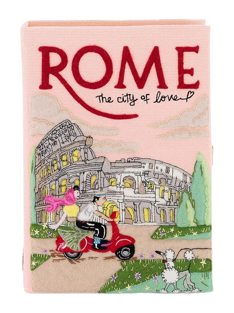 Women's Voyages Rome City Of Love Cotton-Silk Blend Clutch Women's Voyages Rome City Of Love Cotton-Silk Blend Clutch