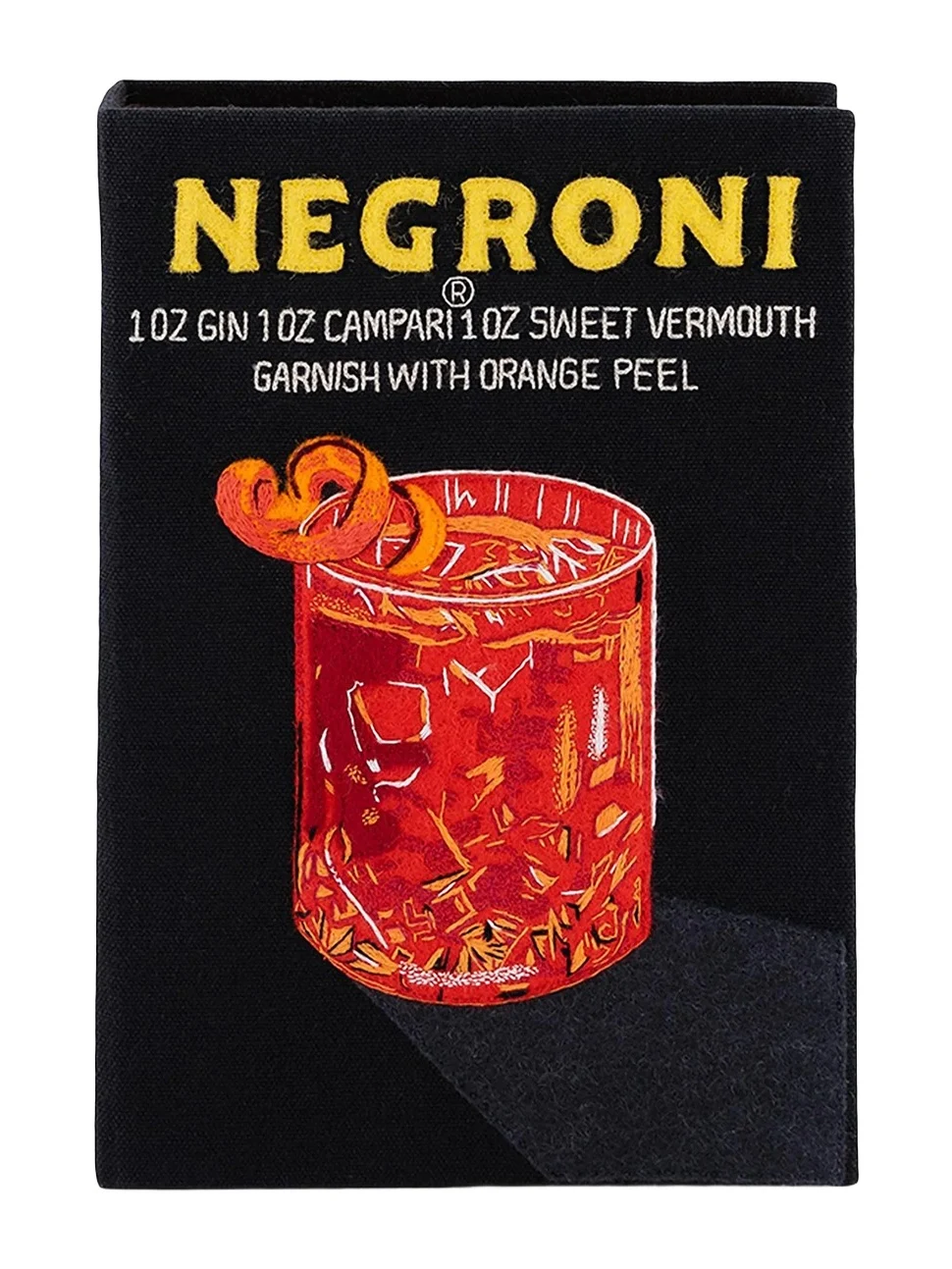 Women's Negroni Embroidered Silk Book Clutch
