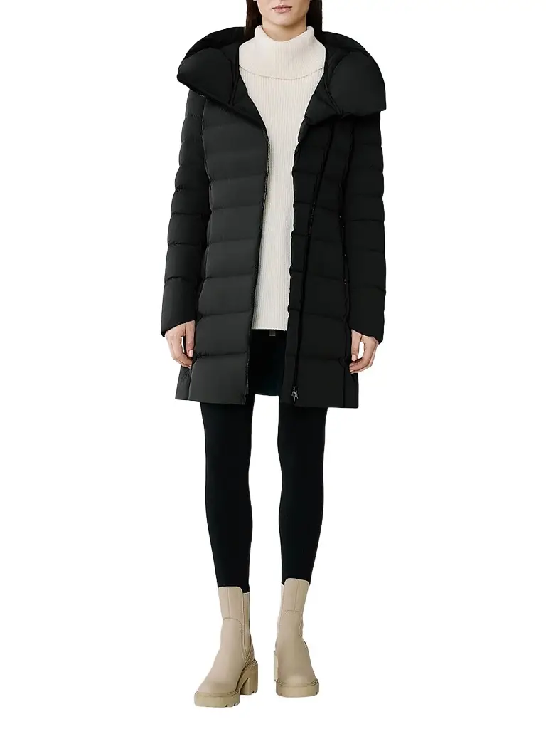 Soia & Kyo Women's Judy Stretch Down Coat - Black - Size XS | Image 1 Soia & Kyo Women's Judy Stretch Down Coat - Black - Size XS | Image 1
