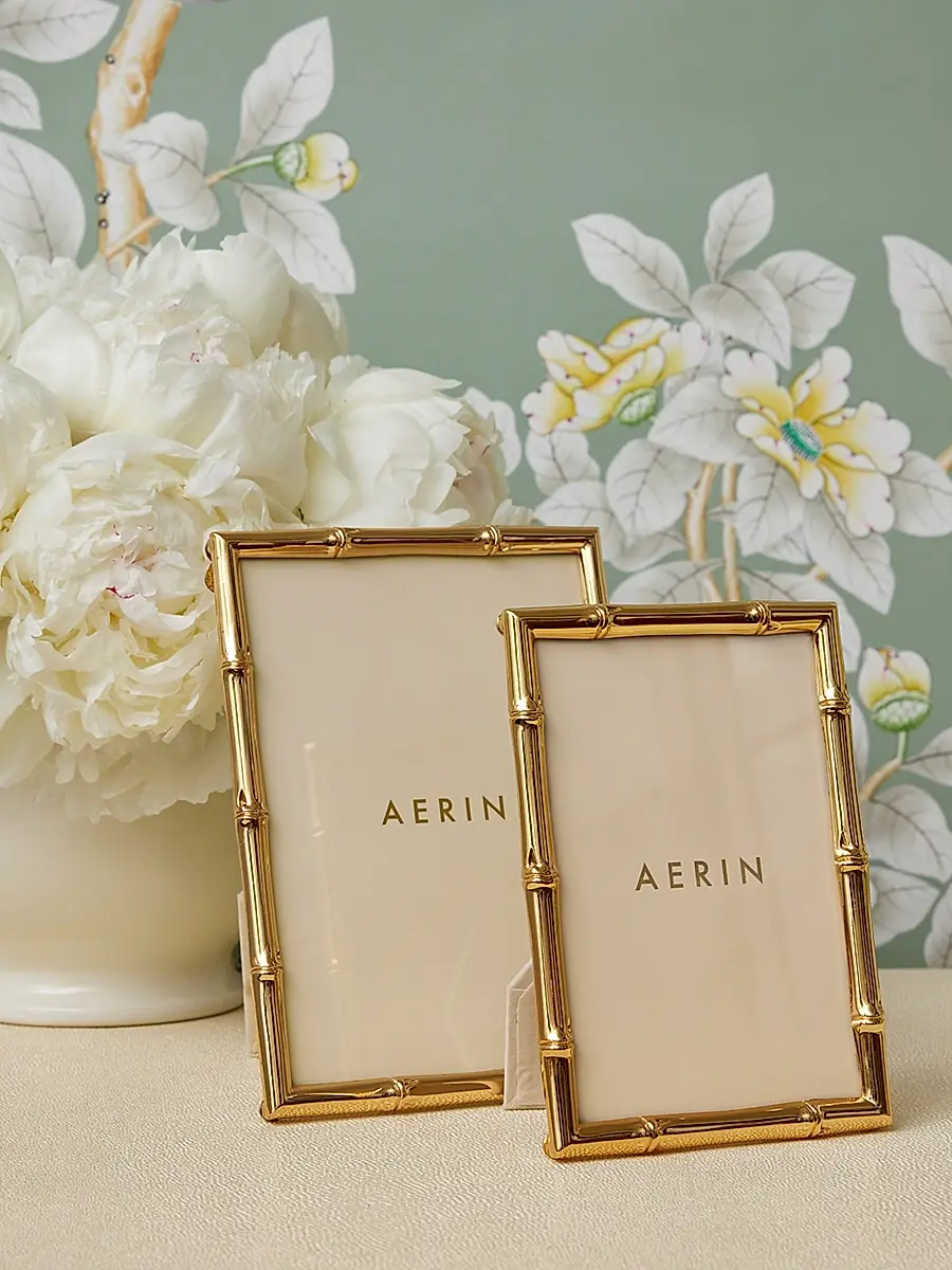 AERIN Ava Bamboo-Effect Brass Frame | Thumbnail 5 AERIN Ava Bamboo-Effect Brass Frame | Thumbnail 5