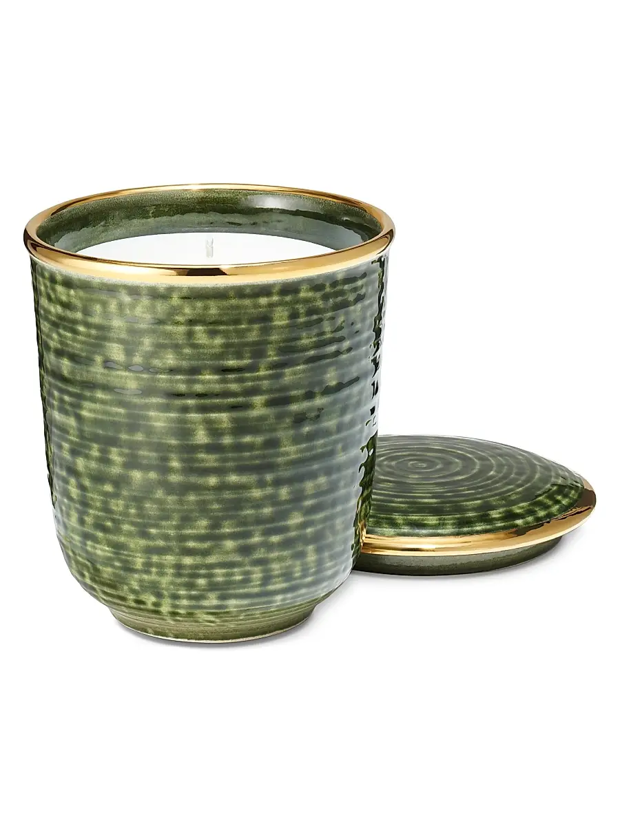 AERIN Unisex Savoy 10K Gold & Ceramic Nendaz Candle | Thumbnail 2 AERIN Unisex Savoy 10K Gold & Ceramic Nendaz Candle | Thumbnail 2