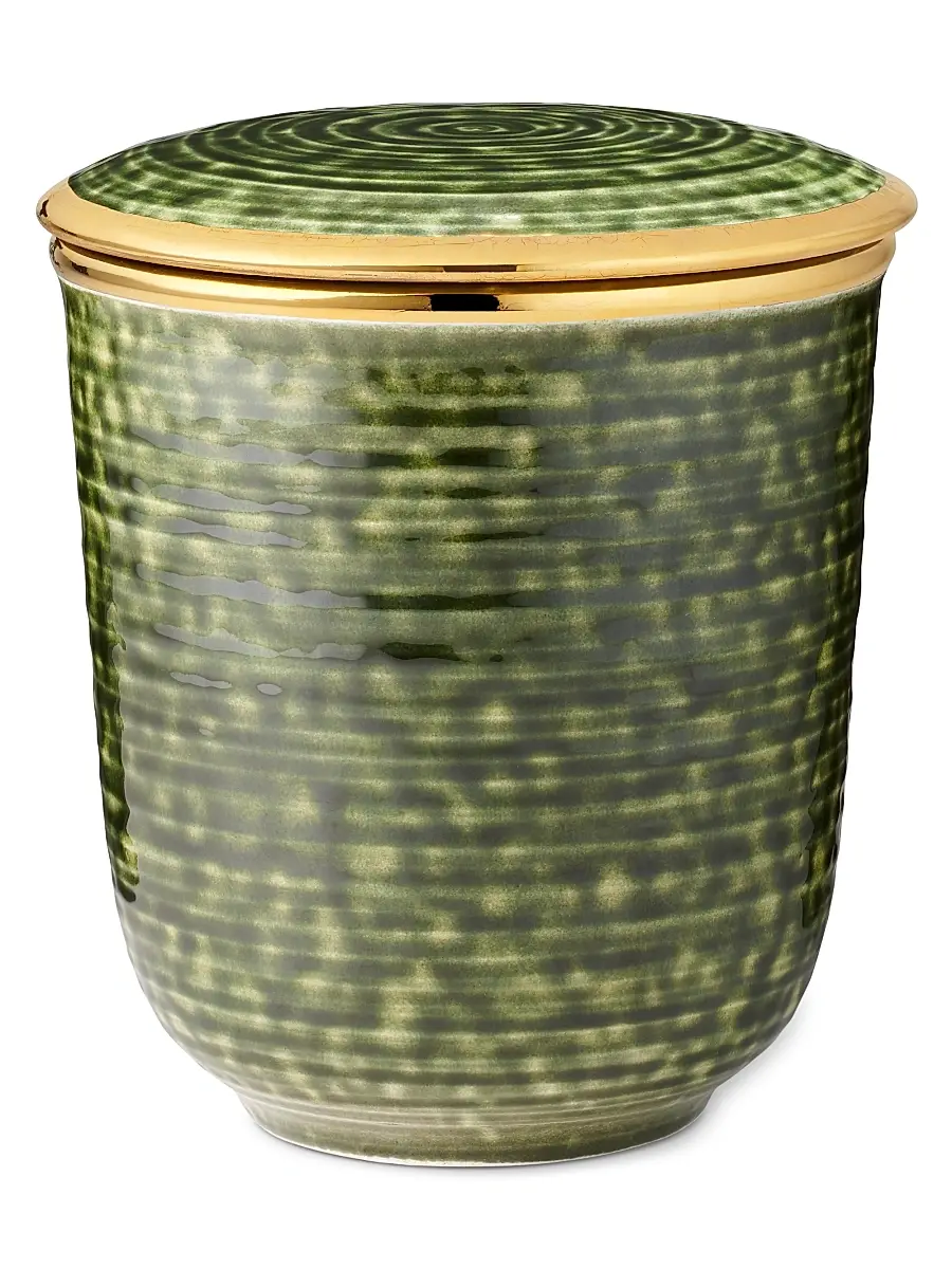 AERIN Unisex Savoy 10K Gold & Ceramic Nendaz Candle | Thumbnail 3 AERIN Unisex Savoy 10K Gold & Ceramic Nendaz Candle | Thumbnail 3