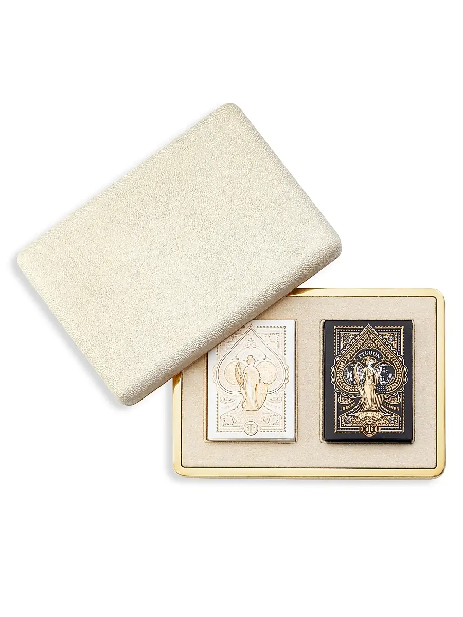 AERIN Shagreen Card Case - Cream | Image 1 AERIN Shagreen Card Case - Cream | Image 1