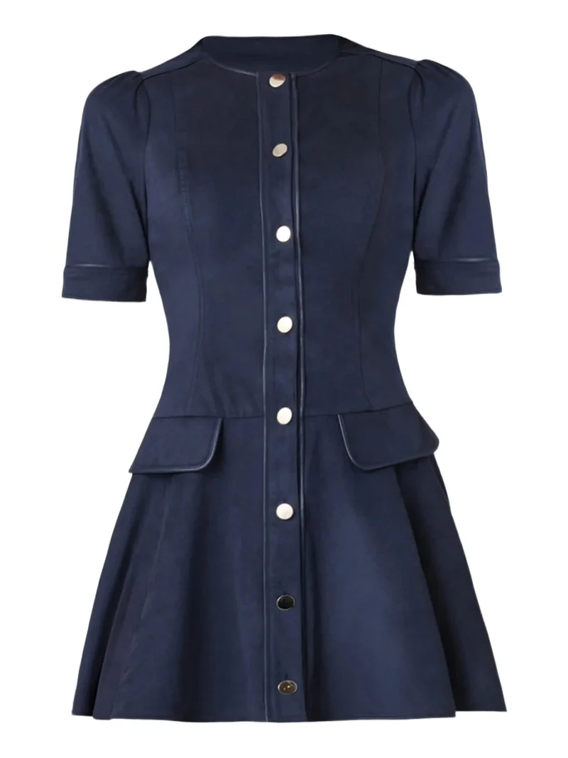 Women's Merina Mix Media Mini Dress Women's Merina Mix Media Mini Dress