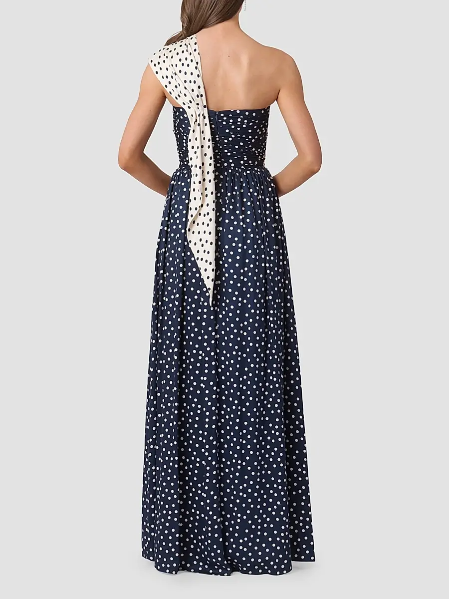 Shoshanna Women's Blakely Two-Tone Polka Dot Maxi Dress | Thumbnail 3 Shoshanna Women's Blakely Two-Tone Polka Dot Maxi Dress | Thumbnail 3