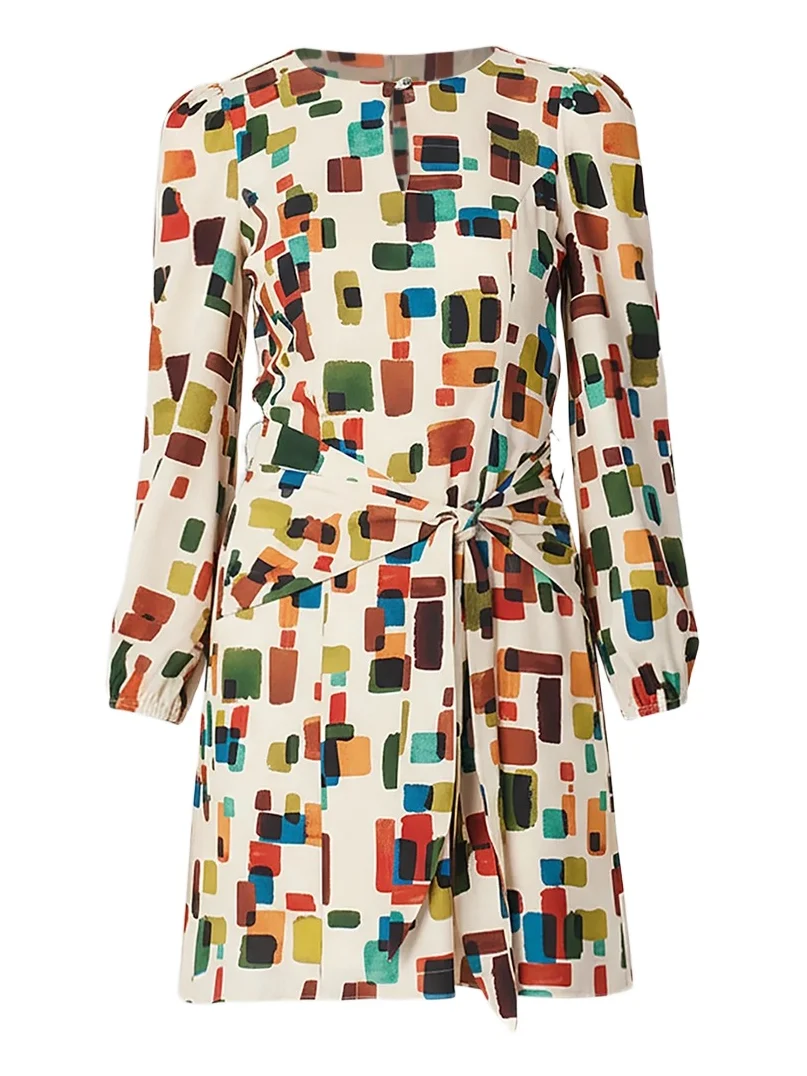 Women's Dani Printed A-Line Mini Dress Women's Dani Printed A-Line Mini Dress