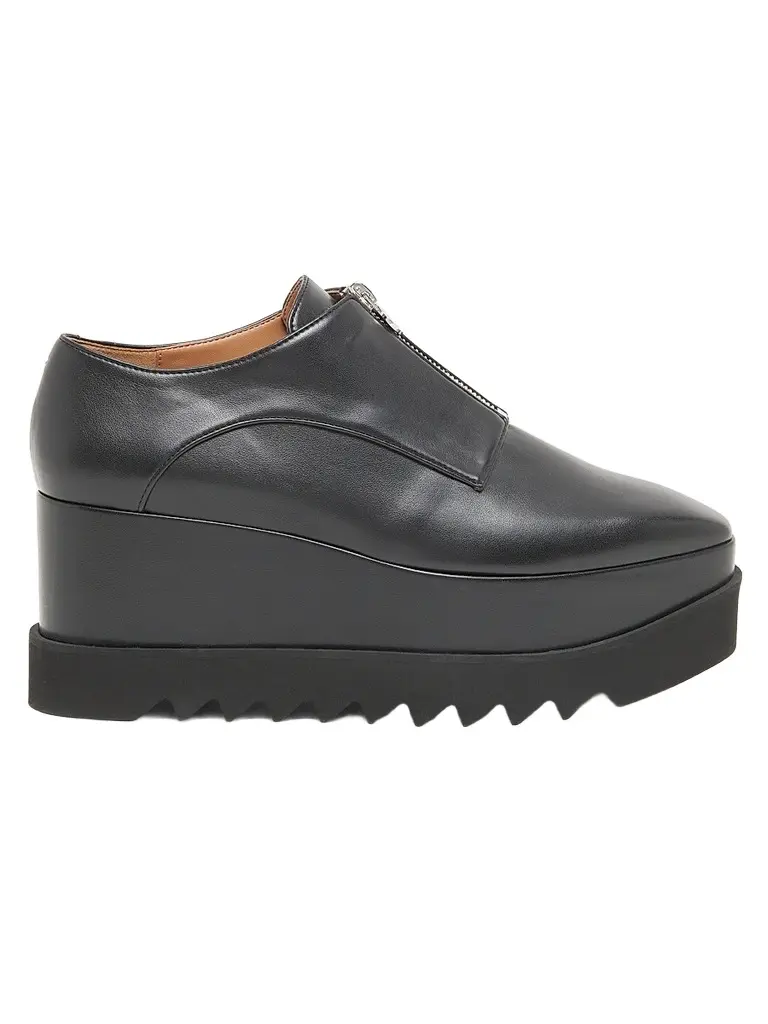 Stella McCartney Women's Elyse 80MM Platform Derbys - Black | Image 1 Stella McCartney Women's Elyse 80MM Platform Derbys - Black | Image 1