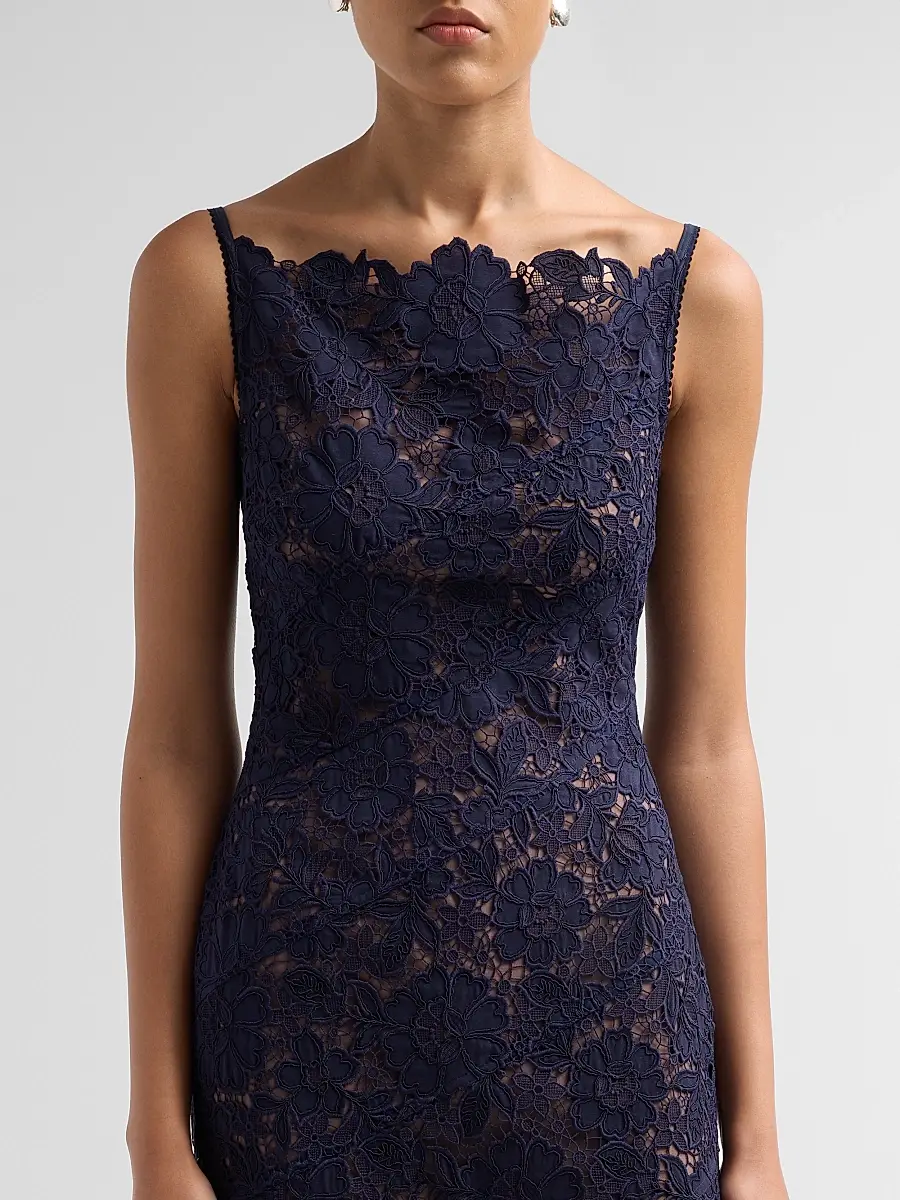 Self-Portrait Women's Spiral Lace Midi Dress | Thumbnail 5 Self-Portrait Women's Spiral Lace Midi Dress | Thumbnail 5
