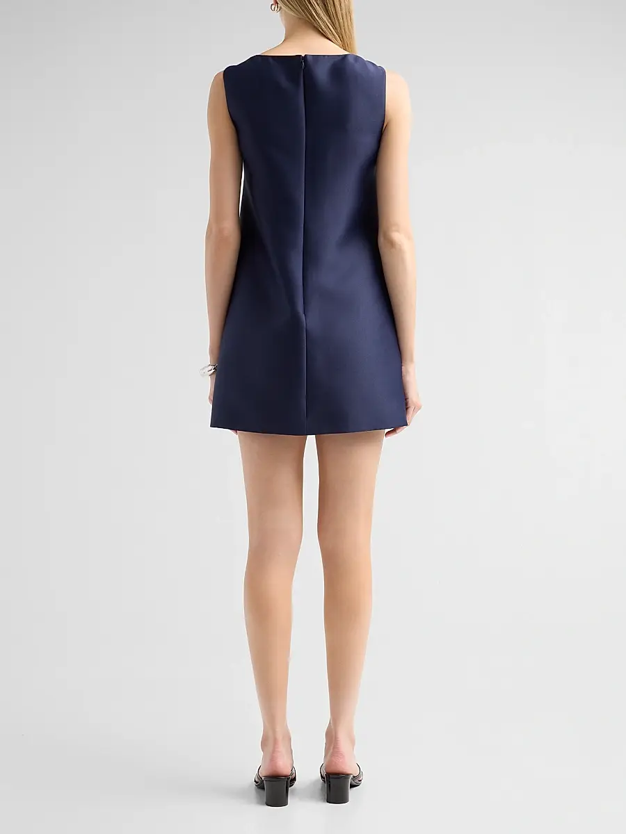 Self-Portrait Women's Lace & Taffeta Mini Dress | Thumbnail 3