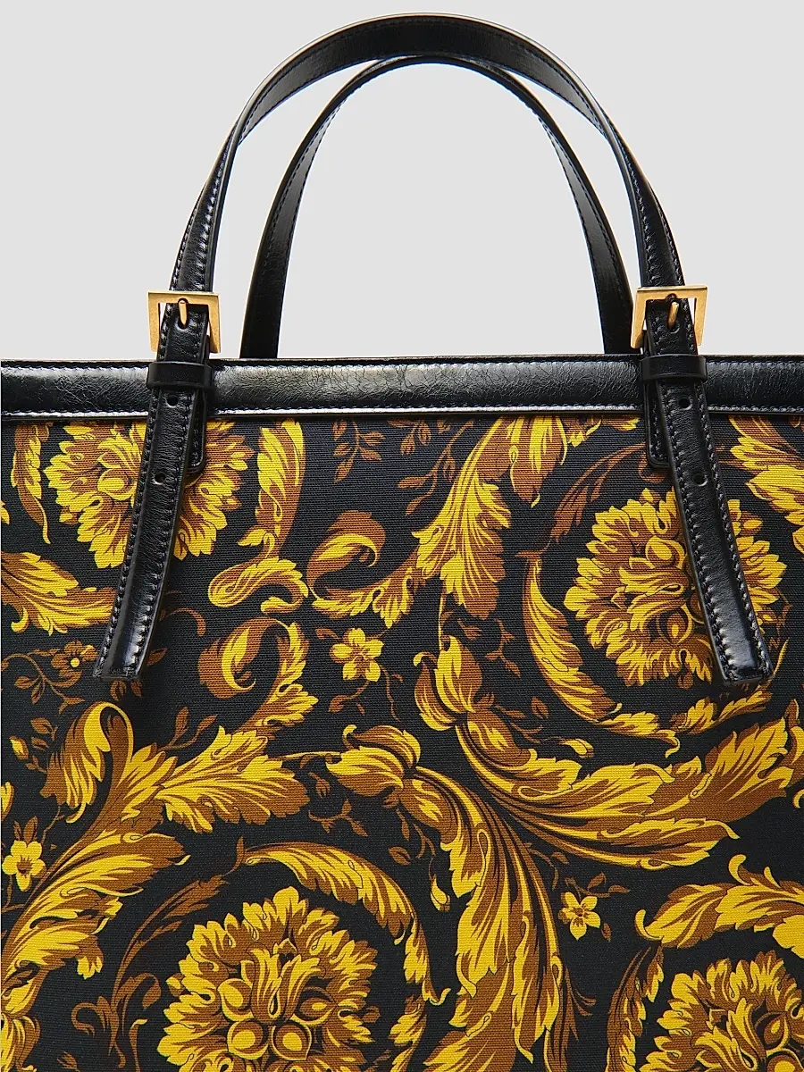 Versace Women's Rivière Large Heritage Print Tote Bag | Thumbnail 6 Versace Women's Rivière Large Heritage Print Tote Bag | Thumbnail 6
