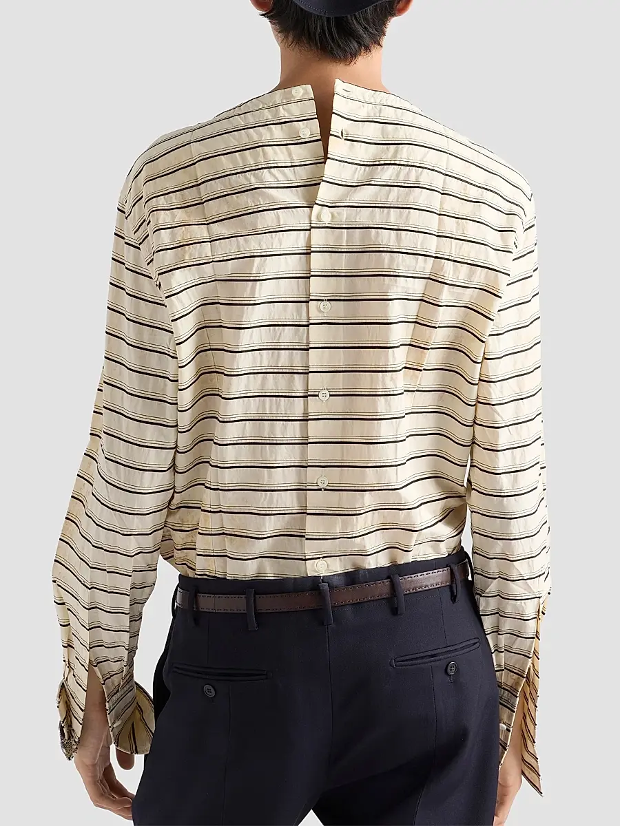 Prada Men's Cotton Shirt | Thumbnail 4