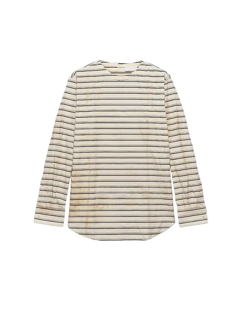 Prada Men's Cotton Shirt - Beige Khaki | Image 1 Prada Men's Cotton Shirt - Beige Khaki | Image 1