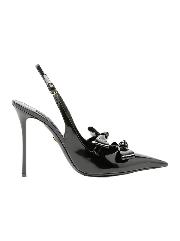 Women's 90MM Patent Leather Slingback Pumps