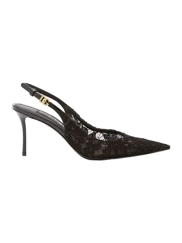 Women's Lace Slingback Pumps Women's Lace Slingback Pumps