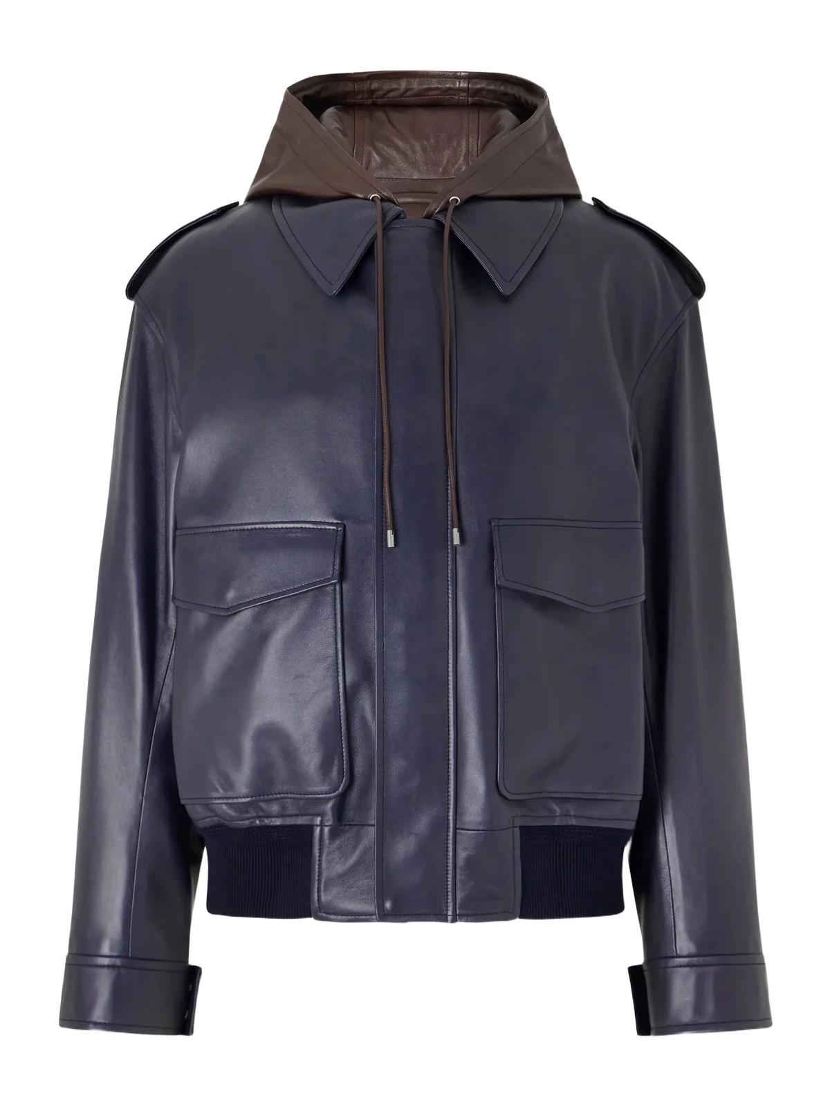 Loewe Leather Hooded Jacket - Men