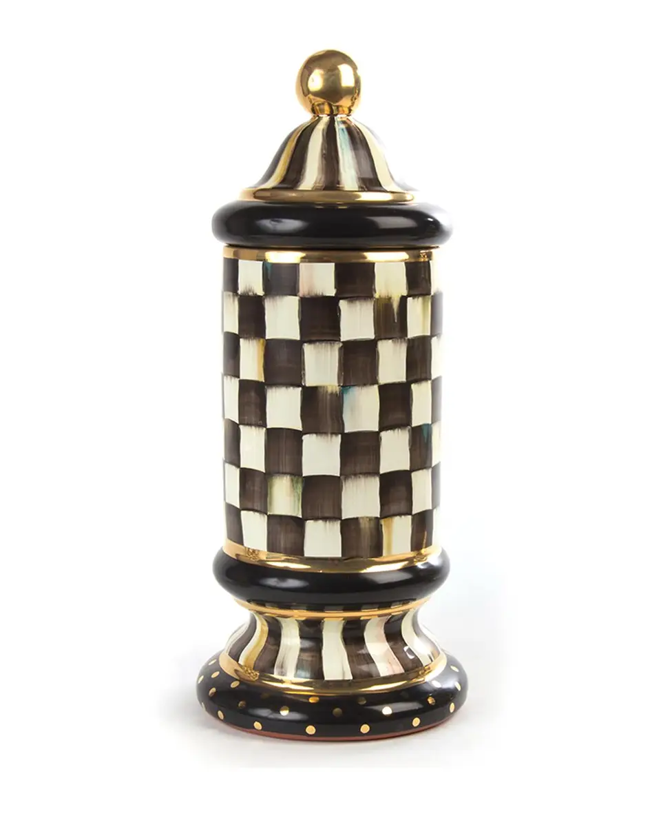 MacKenzie-Childs Courtly Check Column Canister | Thumbnail 2 MacKenzie-Childs Courtly Check Column Canister | Thumbnail 2