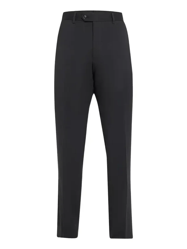 Basic Wool Flat-Front Trousers Basic Wool Flat-Front Trousers