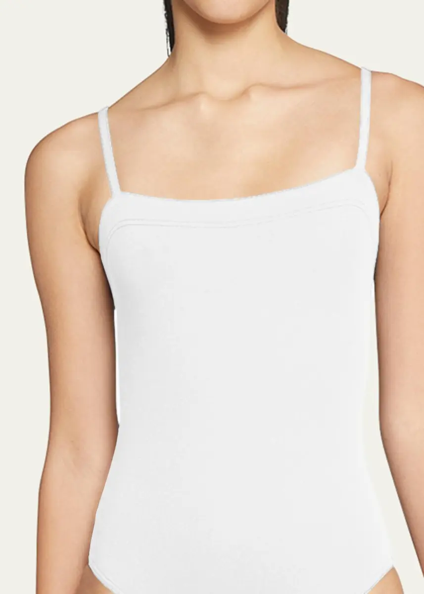 Eres Aquarelle One-Piece Swimsuit with Thin Straps | Thumbnail 5