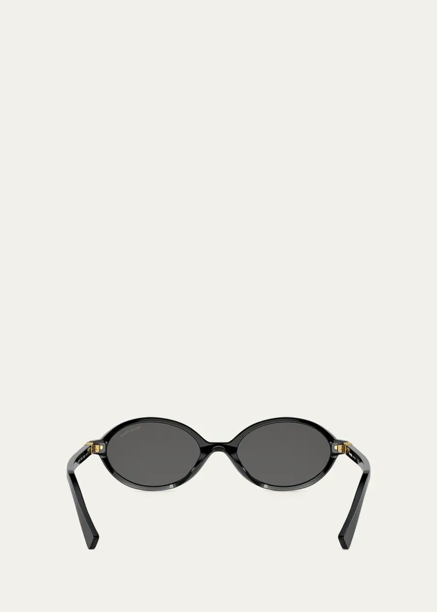 Miu Miu Acetate Oval Sunglasses | Thumbnail 4 Miu Miu Acetate Oval Sunglasses | Thumbnail 4