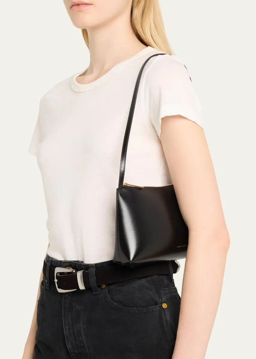 MANSUR GAVRIEL Gaia Zip Leather Shoulder Bag | Thumbnail 2 MANSUR GAVRIEL Gaia Zip Leather Shoulder Bag | Thumbnail 2