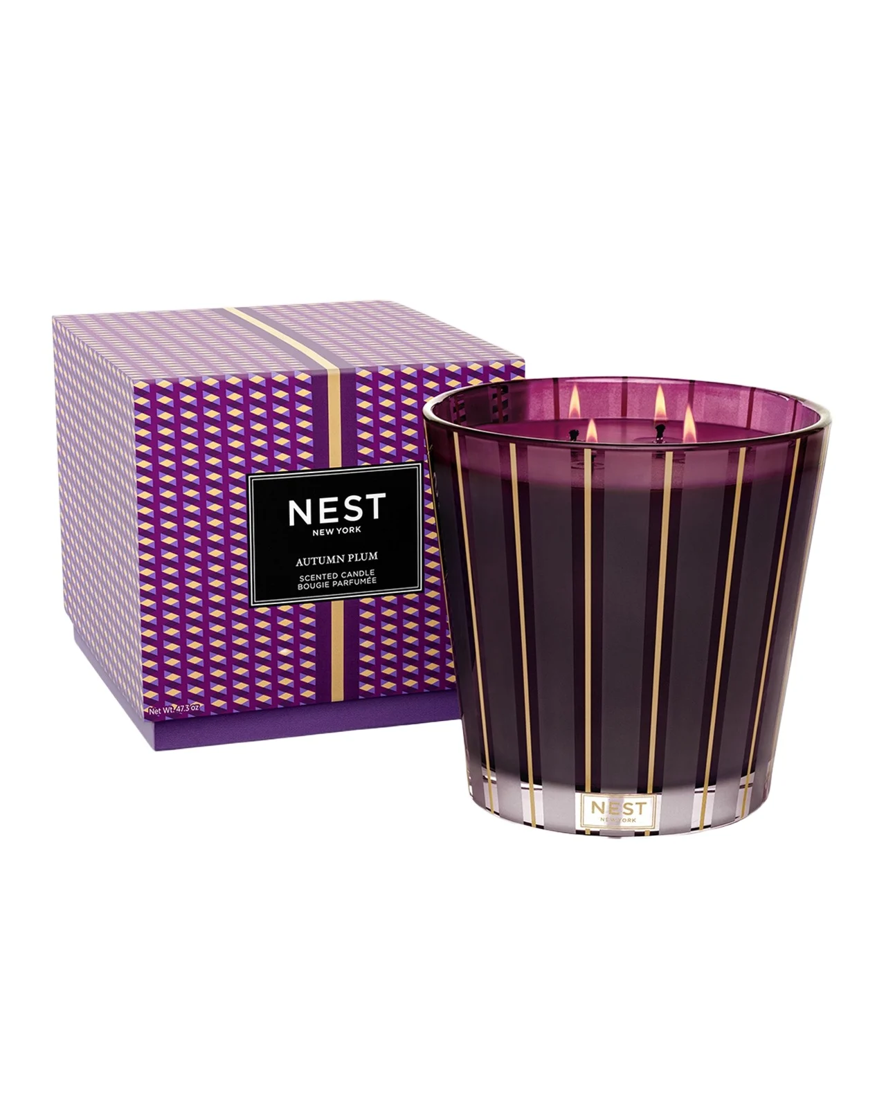 NEST New York Autumn Plum Luxury Candle, 1239 g