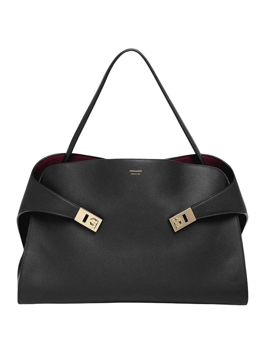 Large Hug Soft Bicolor Shoulder Bag Large Hug Soft Bicolor Shoulder Bag