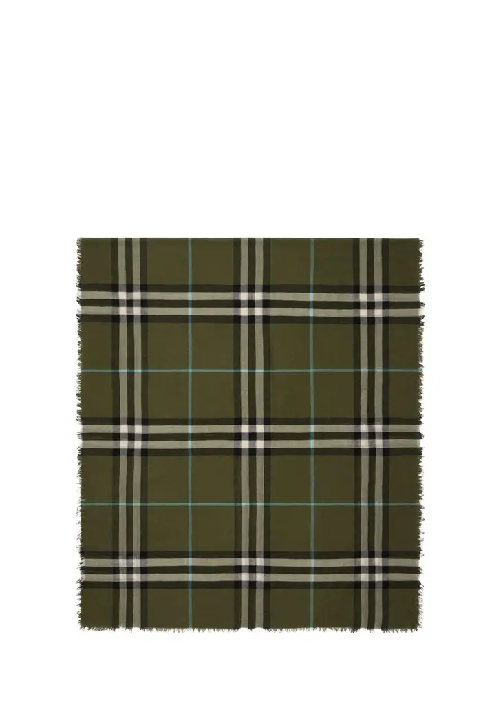 Burberry Wide Check Wool Scarf | Image 1 Burberry Wide Check Wool Scarf | Image 1