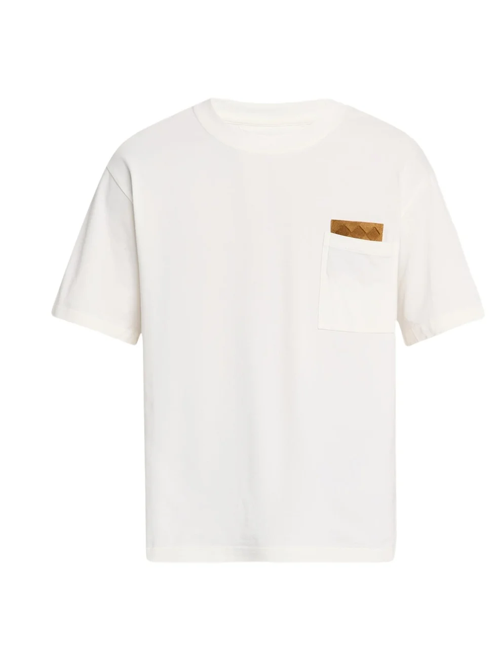 Men's Pima Cotton Jersey Intrecciato-Pocket T-Shirt