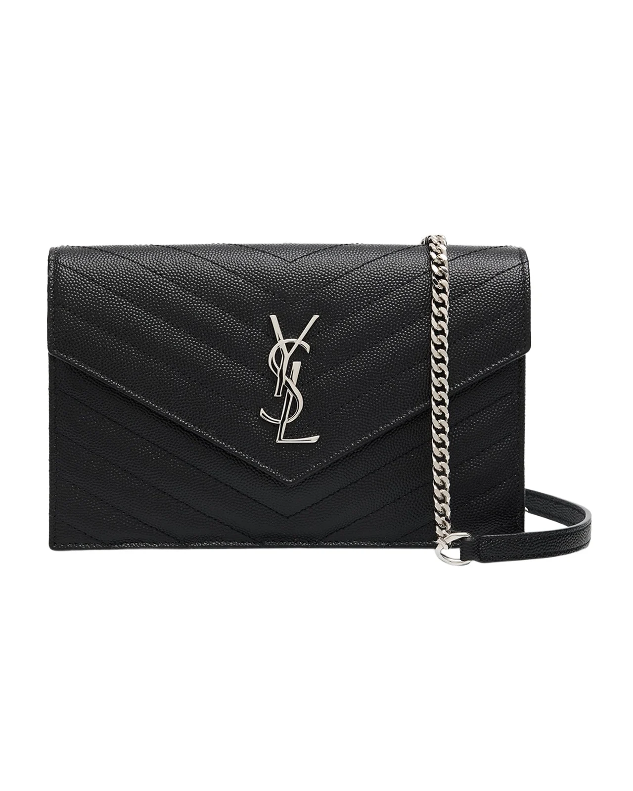 Cassandre YSL Shoulder Bag in Chevron Quilted Leather