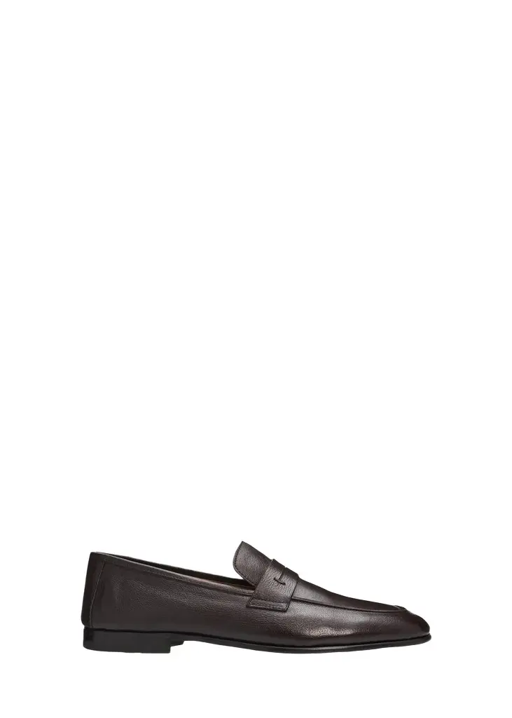 Bergdorf Goodman Men's Patent-Finish Buffalo Leather Derby Shoes | Image 1 Bergdorf Goodman Men's Patent-Finish Buffalo Leather Derby Shoes | Image 1
