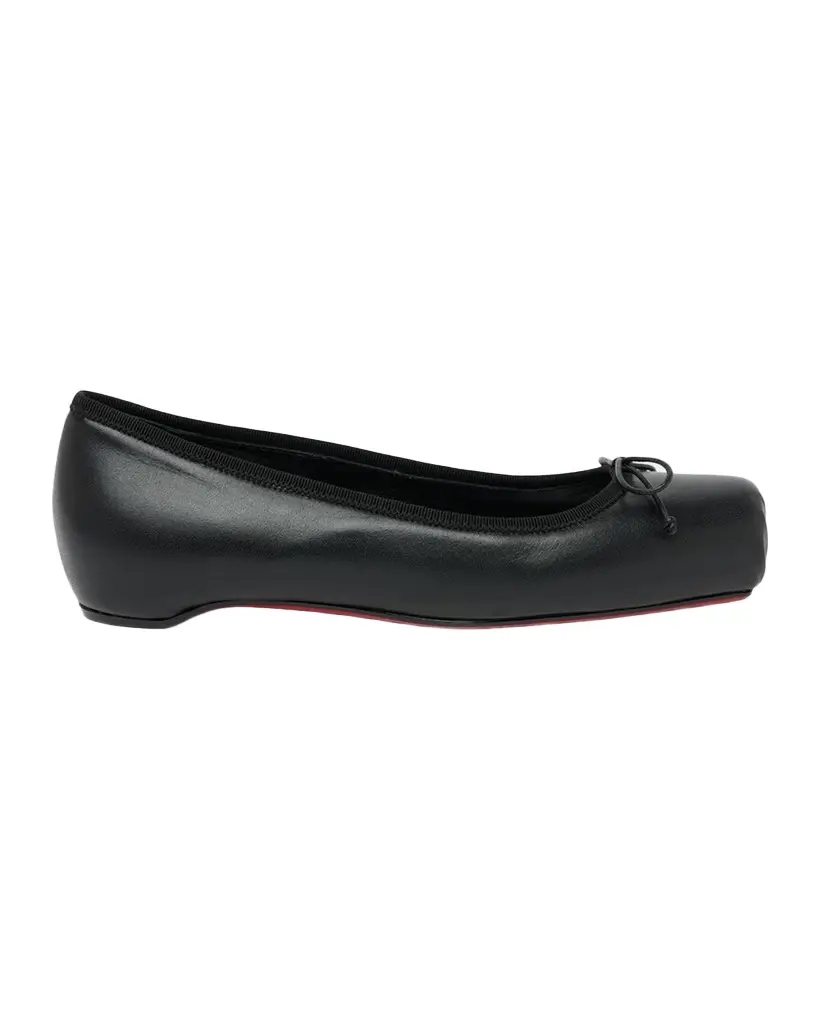Christian Louboutin Cassia Leather Ballerina Flats | Image 1 Christian Louboutin Cassia Leather Ballerina Flats | Image 1