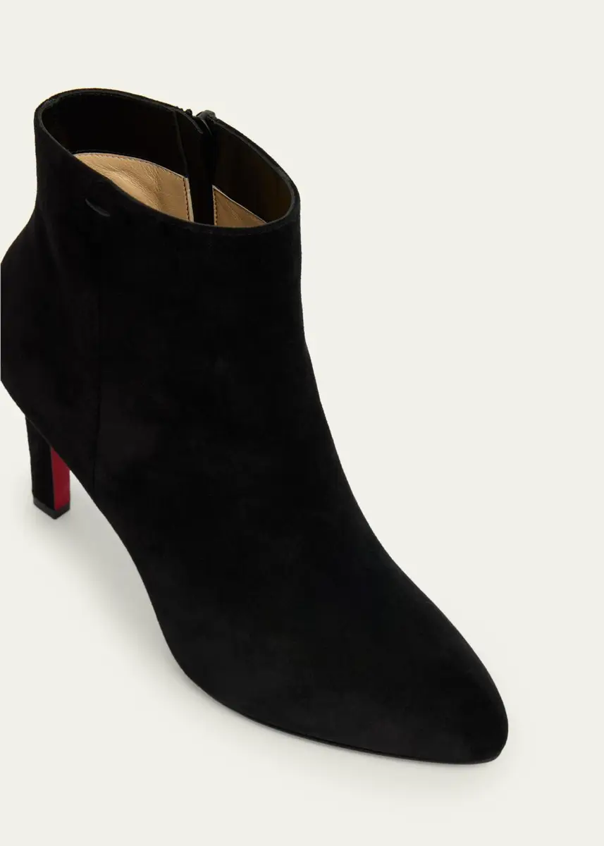 Christian Louboutin 85mm Fannylove Suede Booties | Thumbnail 3 Christian Louboutin 85mm Fannylove Suede Booties | Thumbnail 3
