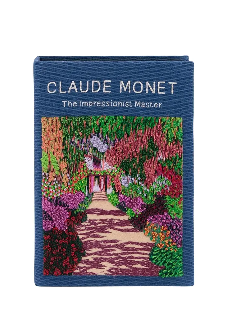 Olympia Le-Tan Museum Claude Monet Book Clutch Bag | Image 1 Olympia Le-Tan Museum Claude Monet Book Clutch Bag | Image 1