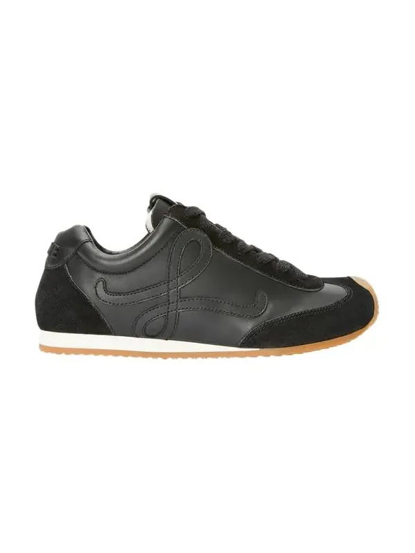 Men's Ballet Runner 2.0 Leather and Suede Low-Top Sneakers