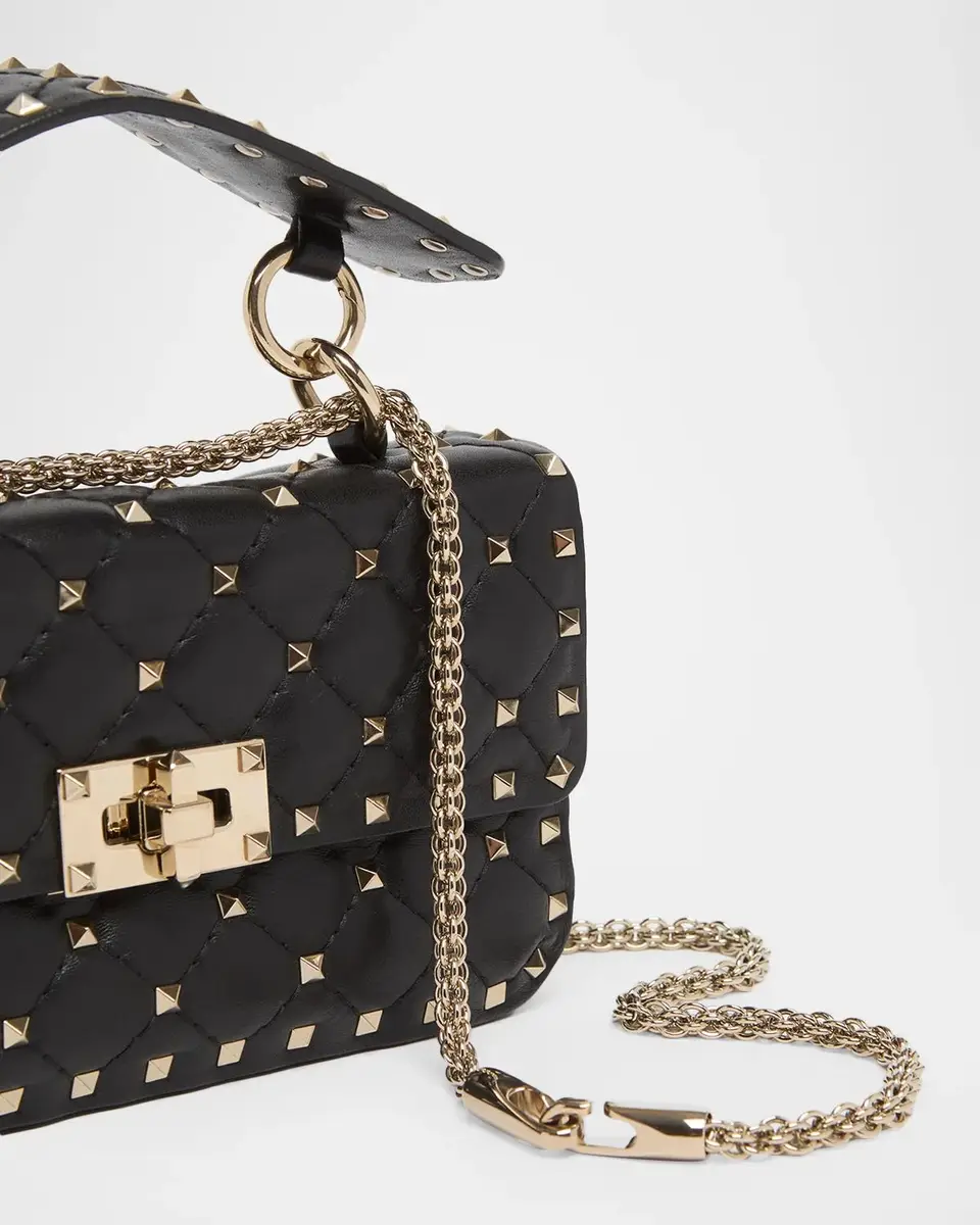 Valentino Garavani Small Quilted Leather Rockstud Shoulder Bag | Thumbnail 6 Valentino Garavani Small Quilted Leather Rockstud Shoulder Bag | Thumbnail 6