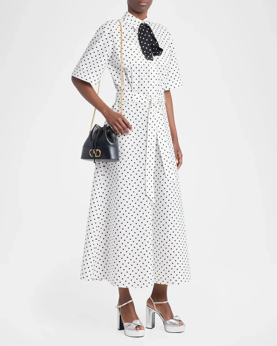 Valentino Garavani Mini Leather Drawstring Bucket Bag | Thumbnail 5 Valentino Garavani Mini Leather Drawstring Bucket Bag | Thumbnail 5