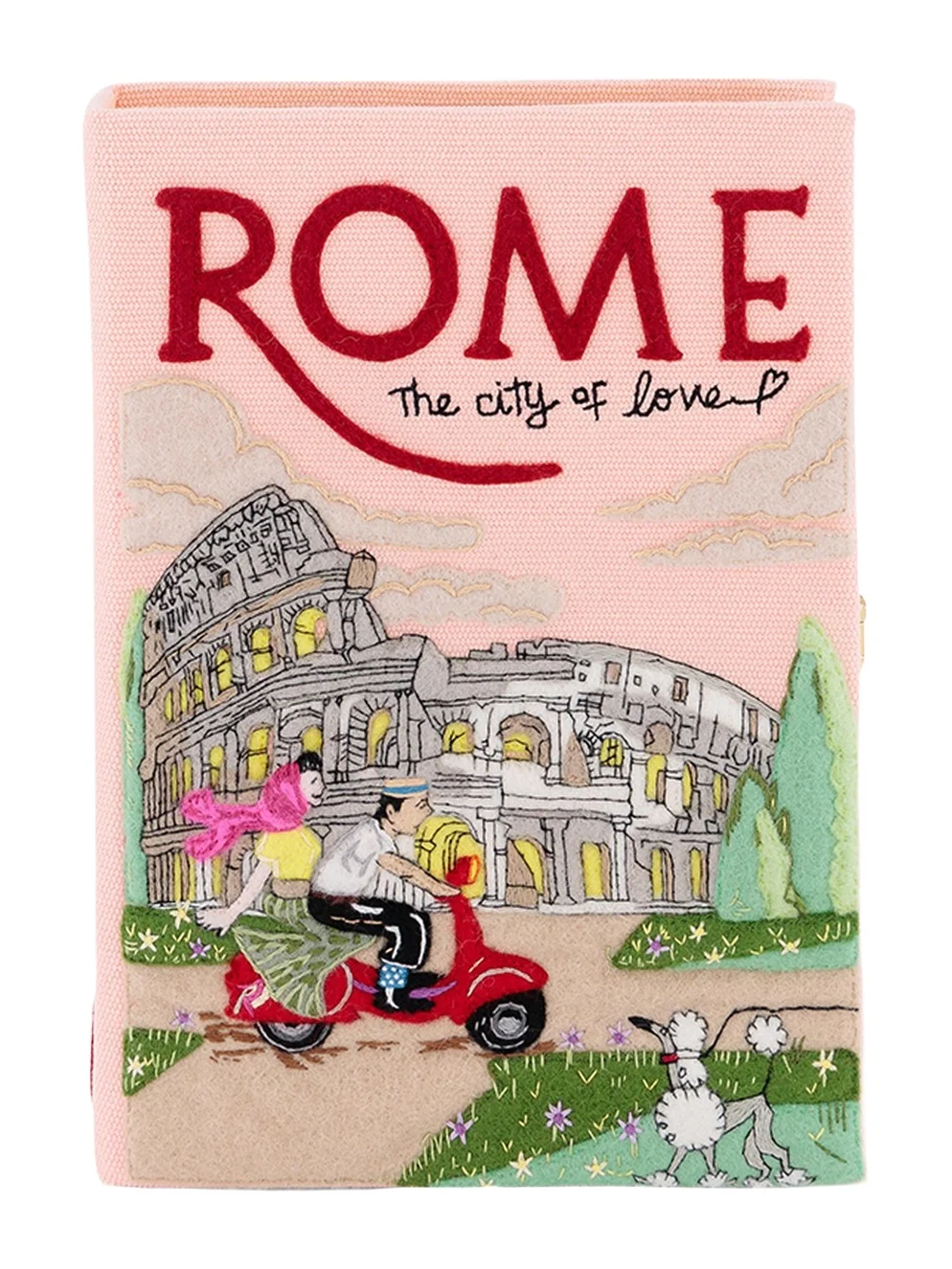 Voyages Rome City Book Clutch Bag Voyages Rome City Book Clutch Bag