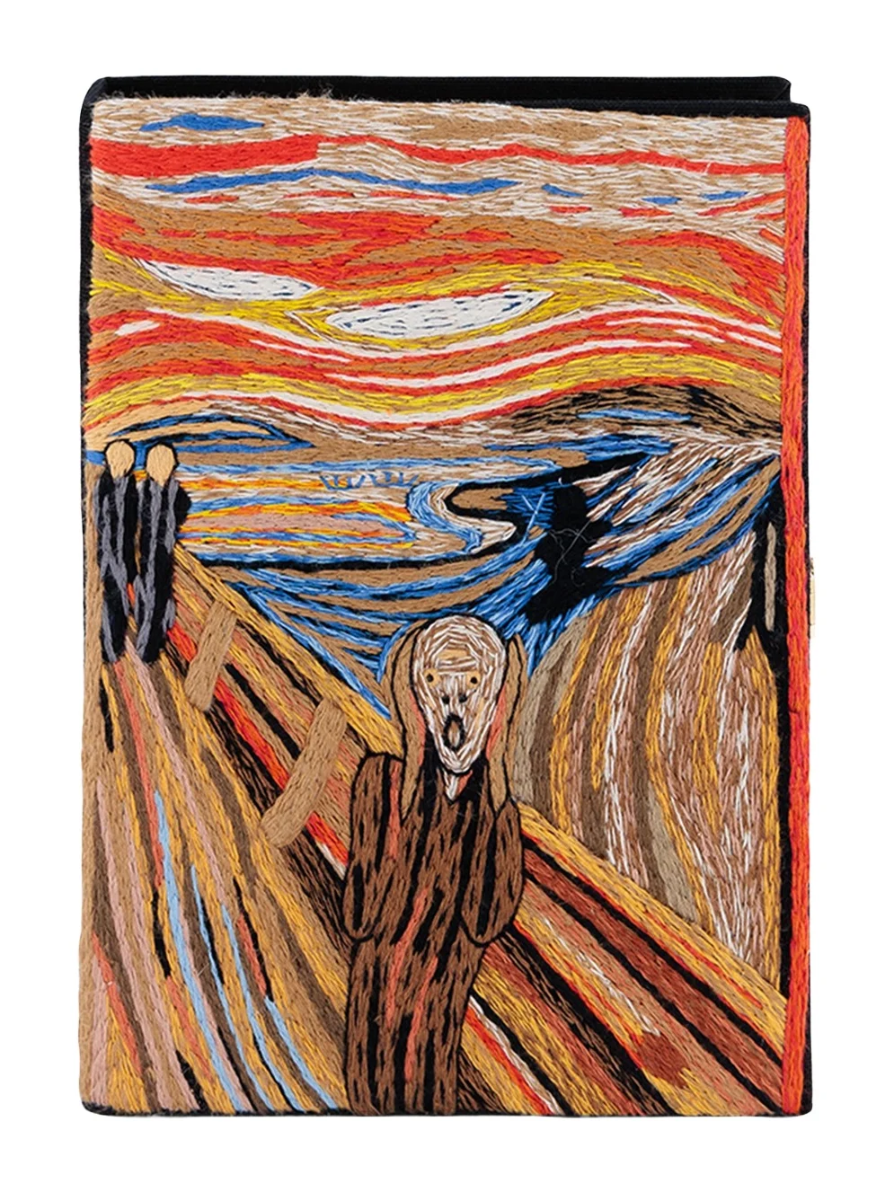 Olympia Le-Tan Museum Edvard Munch Book Clutch Bag