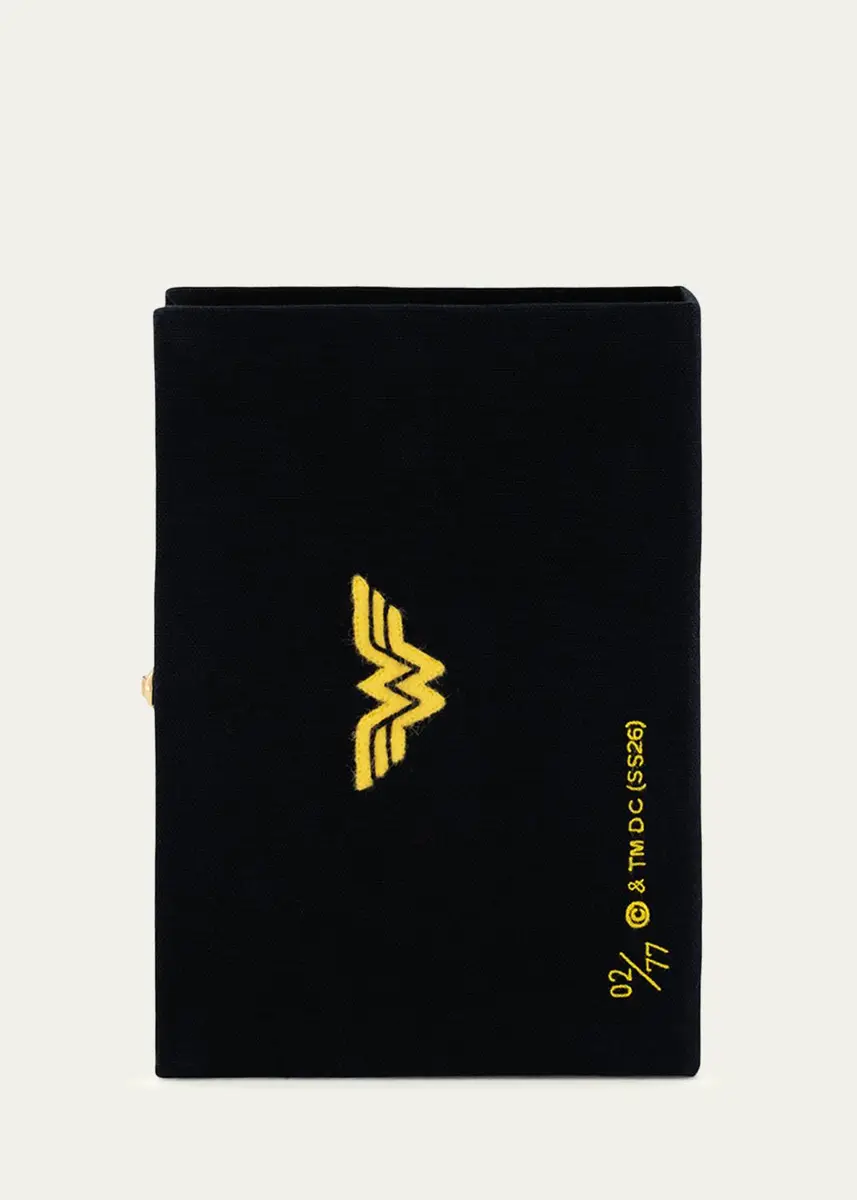 Olympia Le-Tan Wonder Woman Book Clutch Bag | Thumbnail 2 Olympia Le-Tan Wonder Woman Book Clutch Bag | Thumbnail 2